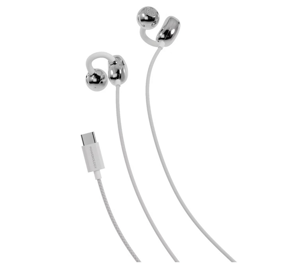 PORWEROLOGY EARPHONES WHITE