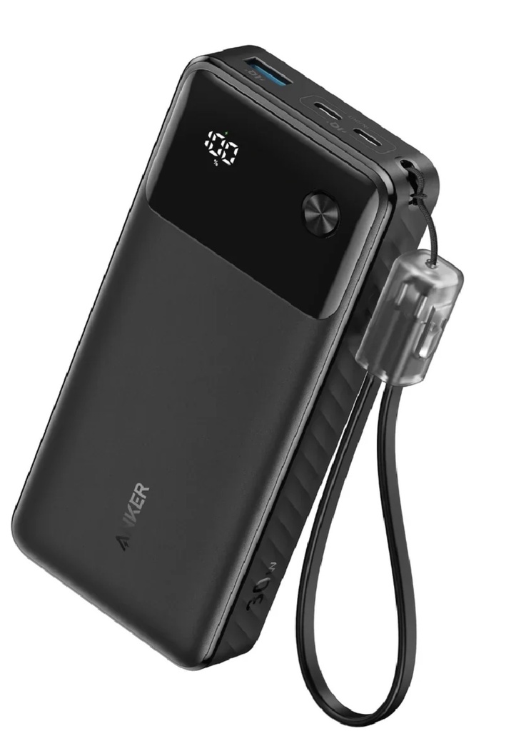 Anker Power Bank (20K, 30W) - Black