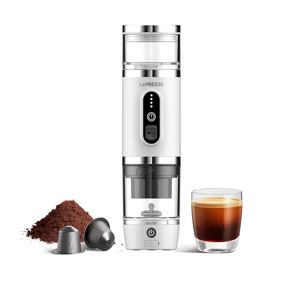 LEPRESSO - 4 IN 1 PORTABLE COFFE MACHINE WITH MILK FROTHER